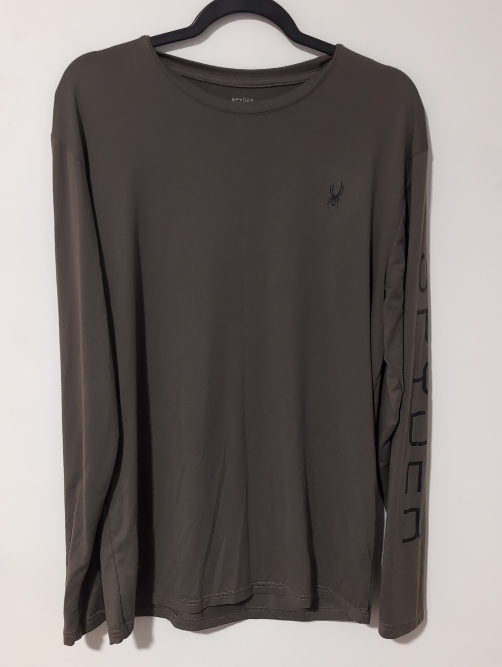 Spyder Men’s Long Sleeve Crew Shirt - Brownish/Grayish